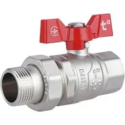 Кран кульовий Thermo Alliance "Американка" Forte 1" ВЗ прямий, метелик SF220W25