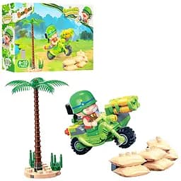 Конструктор BanBao 6240 Армия - Мотоцикл 84 элемента