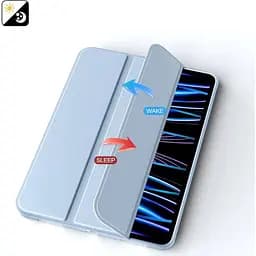 Чохол-книжка BeCover Tri Fold Soft TPU Silicone для Apple iPad Pro 11" M4 2024 Light Blue (711748) - мініатюра 4