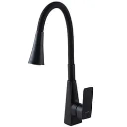 Змішувач для кухні Domino Dionis DDD-203SM-BB Чорний матовий