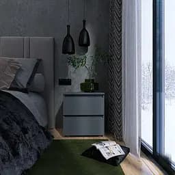 Тумба на 2 ящики Еверест ТЛ-1 Лайт 45х38х49 см Графітовий (DTM-4911)