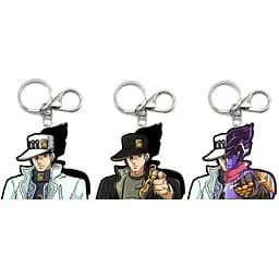 Брелок голографічний 3D Неймовірні пригоди ДжоДжо Джотаро Куджо JoJo's Bizarre Adventure Joutarou Kuujou 5 см