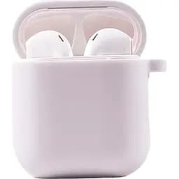 Чохол Silicone Case + Carabine для Apple AirPods White [38086]