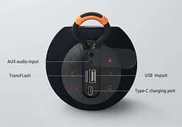 Портативна акустика Hopestar H52 Black [87988] - мініатюра 4