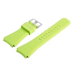 Силіконовий ремінець Watchbands Samsung Galaxy Watch 46mm Silver - зелений (WB001GREEN46) - мініатюра 3