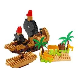Дитячий розвиваючий конструктор ТехноК Pirate island 2642TXK 170 деталей - мініатюра 5