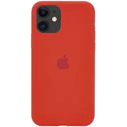 Чехол Silicone Case Full Protective AA для Apple iPhone 11 6.1" Червоний / Dark Red