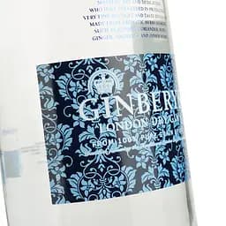 Джин Ginbery's, 37,5%, 1 л - мініатюра 5