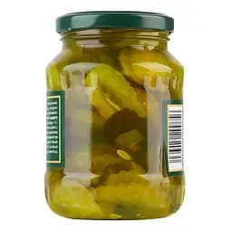 Огірочки для гамбургерів Iberica мариновані різані чіпсами 5-7 мм 370 мл - мініатюра 3