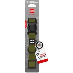 Нашийник для собак Waudog Magnet водостійкий з QR паспортом L, Ш 25 мм, Д 34-49 см хакі - мініатюра 2