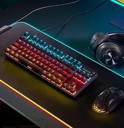 Клавіатура SteelSeries Apex 9 TKL RGB Linear OptiPoint Optical USB Black (64847) - мініатюра 6
