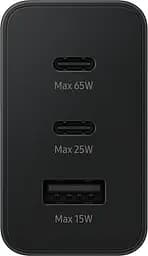 Зарядний пристрій Samsung 65 W Trio (EP-T6530NBEGEU) чорний - мініатюра 4