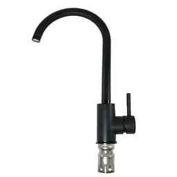 Смеситель для кухни U-гусак гайка Черный Ø35 Frap 1/10 F40899-4 Черный матовый