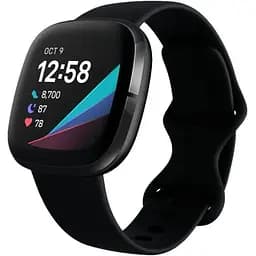 Смарт-годинник Fitbit Sense Carbon/Graphite Stainless Steel (FB512BKBK)