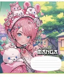 Зошит загальний Школярик Manga style у лінію 24 аркушів 25 шт. (024-3323L) - мініатюра 2
