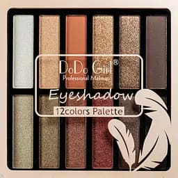 Палетка тіней для повік на 12 кольорів DoDo Eyeshadow D3166 №01
