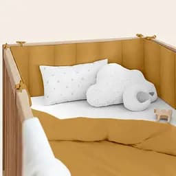Бортики в дитяче ліжечко Cosas Curcuma 30 х 60 см (WeltBed_16Mustard_30x60) - мініатюра 2