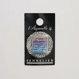Акварельна фарба Sennelier, полукювета, S1, Фталоціаніновий синій (Phthalocyanine Blue)