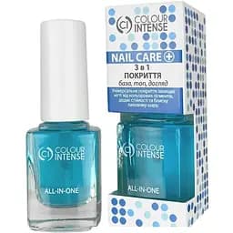 Покриття для нігтів Colour Intense Nail Care All-In-One універсальне 3 в 1, 11 мл