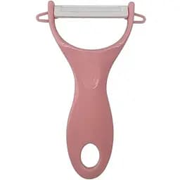 Овочечистка Vanora з керамічним лезом 13x7.6 см рожева (VN-YMJ-121R)