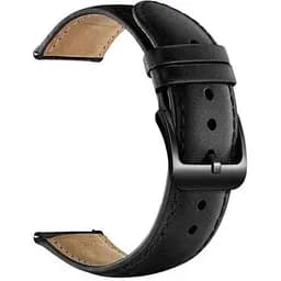 Кожаный ремешок Primo для часов Garmin Vivoactive 3/Vivomove HR/Forerunner 245/645 Black