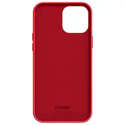 Силиконовый чехол для Apple iPhone 13 Pro Max, ICON2 Case, красный, противоударный, панель, защита всего корпуса, матовая поверхность Soft Touch, выступает над дисплеем, совместим с защитными стеклами и пленками, с микрофиброй, ArmorStandart (ARM60507) - мініатюра 2