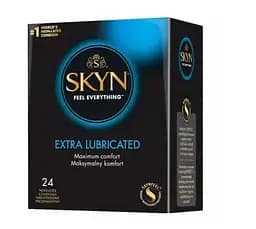 Skyn Extra Lube 24 шт. без латексу, з підвищеним зволоженням для максимального комфорту