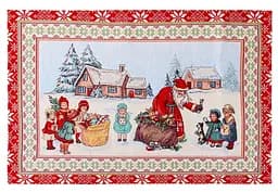 Серветка Lefard гобеленова з люрексом Hiver Lurex, 35х50 см (716-123)