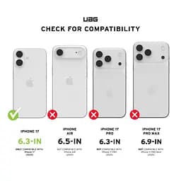 Скло захисне UAG iPhone 17 Transparent (14438411VNA) - мініатюра 9