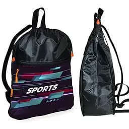 Рюкзак-мешок для обуви,спортивной формы Sport детская сумка для сменки с расширителем (01403)