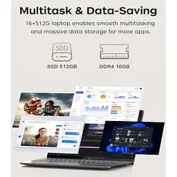 Ноутбук 5 7430U, Windows 11 Pro, 16GB DDR4 512GB, 1920 * 1080 - мініатюра 4