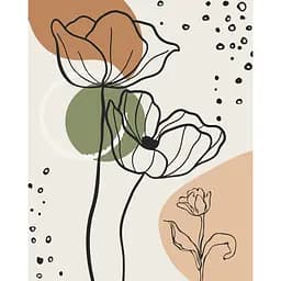 Картина за номерами "Щасливі квіти 1" 13064-AC 40х50 см