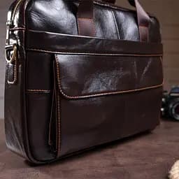 Чоловіча шкіряна сумка Vintage 39х28,5х6,5 см sum0014987 - мініатюра 7