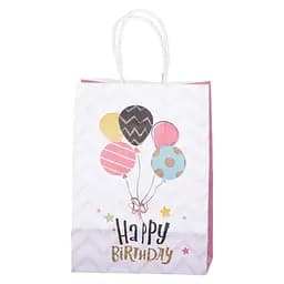 Подарунковий пакет Yiwu HP-10359-23PLINNE Happy Birthday 15х8х21 см 12 шт.