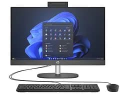 Компьютер персональный HP моноблок 240-G10 23,8' FHD IPS AG Intel i5-1335U 8GB F512GB UMA WiFi кл+м 3р DOS черный (885M8EA)