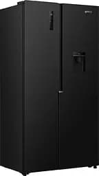 Холодильник Gorenje SBS, 179х62х92см, 2 двері, 344(197)л, А+, NF+, Інв., Зона св-ті, диспенсер, генератор льоду, Зовн. Диспл, чорний - мініатюра 10