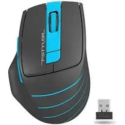 Мышь A4Tech Fstyler FG30 2000dpi Grey+синий USB Wireless