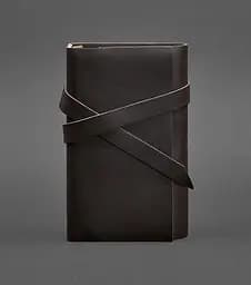 Шкіряний блокнот (Софт-бук) 1.0 темно-коричневий Краст