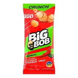Арахіс Big Bob Cranch Солодкий перець чилі смажений солоний в хрусткій оболонці 55 г