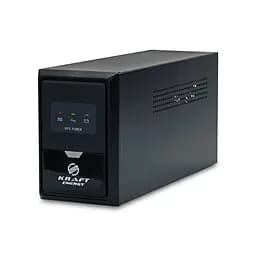 Джерело безперебійного живлення Kraft KRF-B500VA/300W(LED)12V UPS під зовнішній акумулятор (42-00044) - мініатюра 2