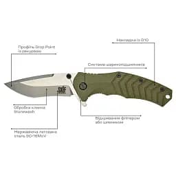 Ніж Skif Griffin II SW Olive - мініатюра 7