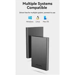 Кишеня зовнішня Vention 2.5" HDD/SSD USB 3.0 Micro-B Black (KPAB0) - мініатюра 8