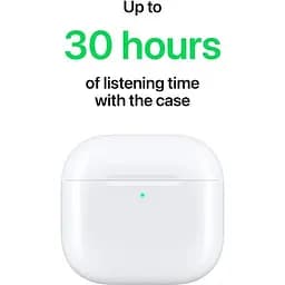 Бездротові навушники Apple AirPods 4 (MXP63) - мініатюра 2