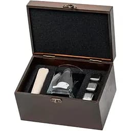 Подарунковий набір Whiskey Stones "Сталевий" №1 Baltic