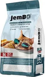 Бентонитовый наполнитель для кошек Jembo 5 л Аромат Апельсин