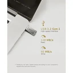 USB флеш накопичувач Acer 256GB UM310 Silver USB 3.2 (BL.9BWWA.583) - мініатюра 2