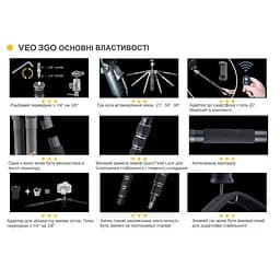 Штатив Vanguard VEO 3GO 235CB (VEO 3GO 235CB), Чорний - мініатюра 11