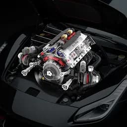 Конструктор двигун BMW F1 V8 акумуляторний мотор з додатком STEM конструктор двигуна внутрішнього згорання для дітей та дорослих, 664 деталі - мініатюра 7