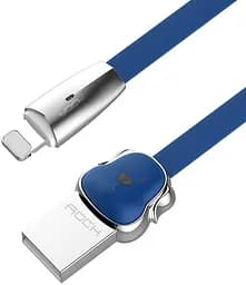 Кабель Rock Dog Lightning Charge & Sync flat cable 1.2M Blue