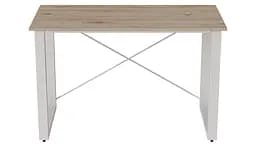Письмовий стіл Ferrum-decor Драйв 750x1400x700 Білий метал ДСП Дуб Сан-Марино 16 мм (FRD-103207) - мініатюра 3